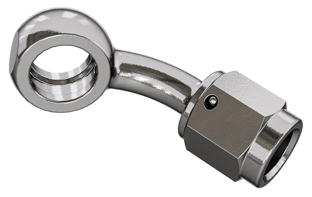 SS Adapter 3/8"-24 Female 45degr.ee