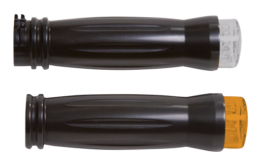 RBS Grooved gripset black w/LED turnsign