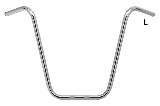 GZP Apehanger 20" rise w/o dimple