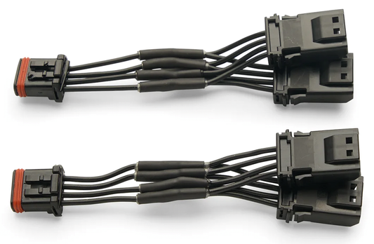 2Pcs Front End Lighting Y-Connectors