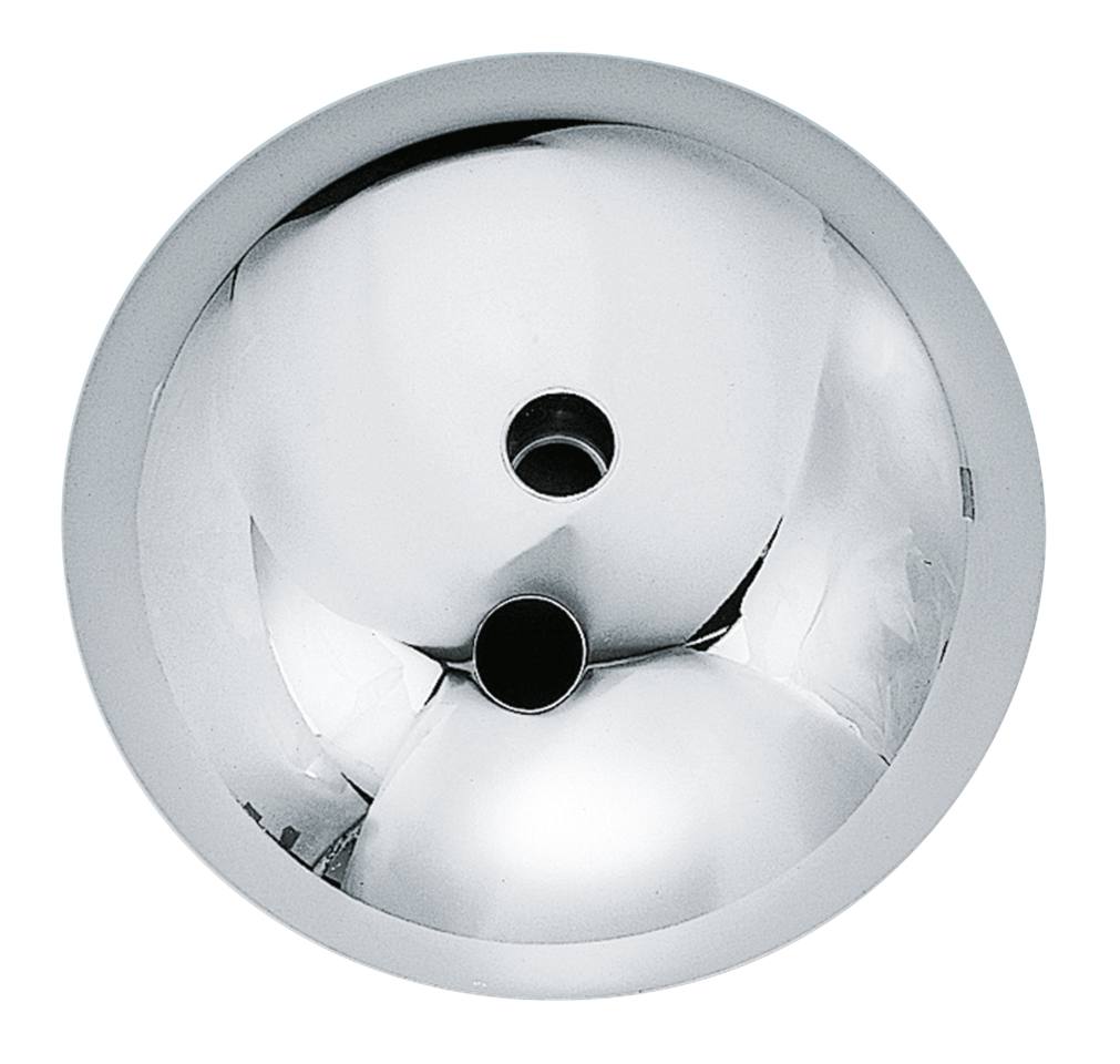 GZP Chrome wheel hub cap FL 67-72 #43304