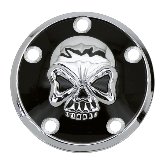 GZP Skull blck/chrome points cvr TC99-17