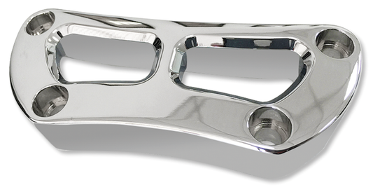 Top Riser Clamp Cut-Out 1" Chr HD73-Up