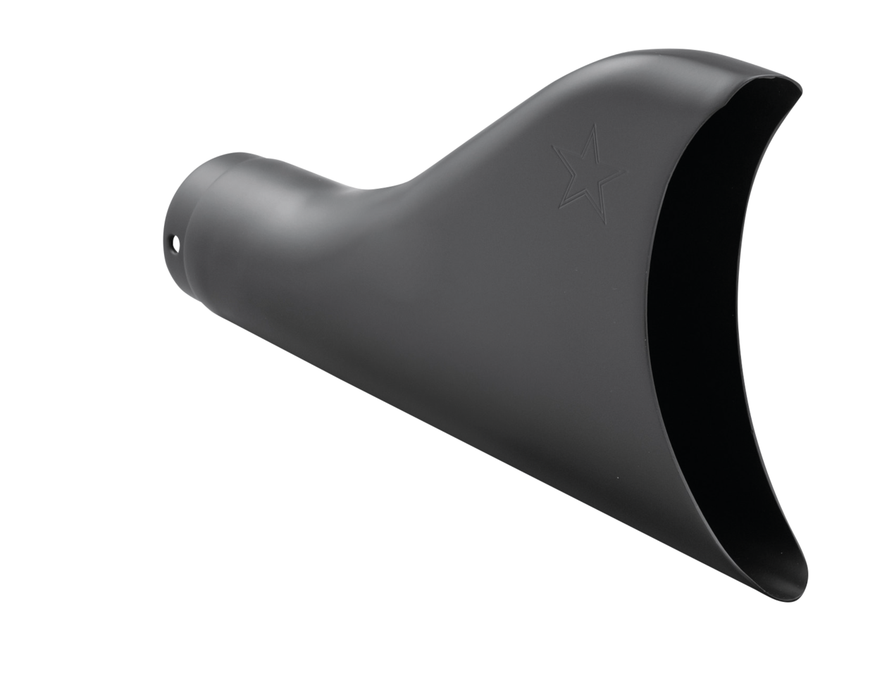 Sharktail pitch black end cap 2.125"