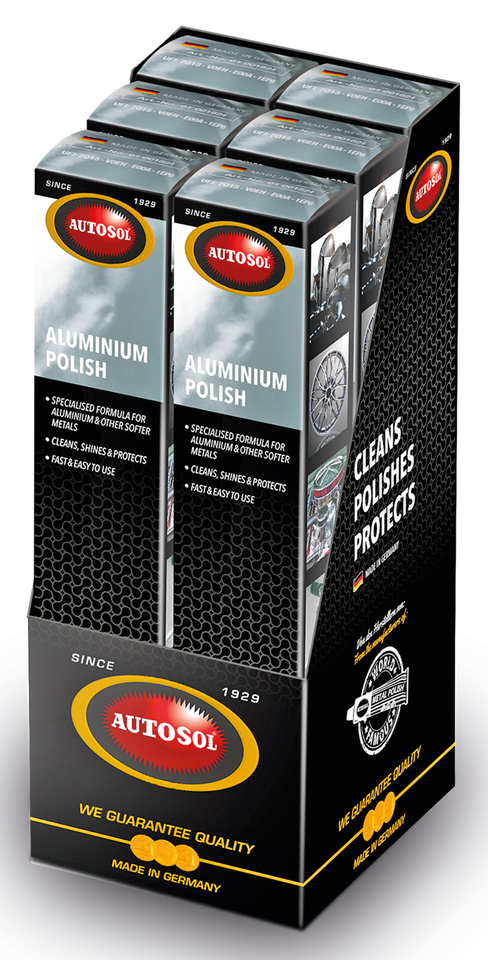 6pck Autosol Aluminum Polish 75ml