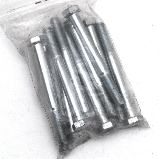 10pck hex bolt 5/16-24x3" UNF zinc