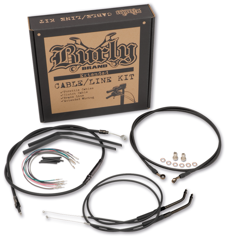 BURLY CNTRL KIT 12" T BAR XL14-UP DD w/A