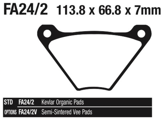 EBC-V brake pads