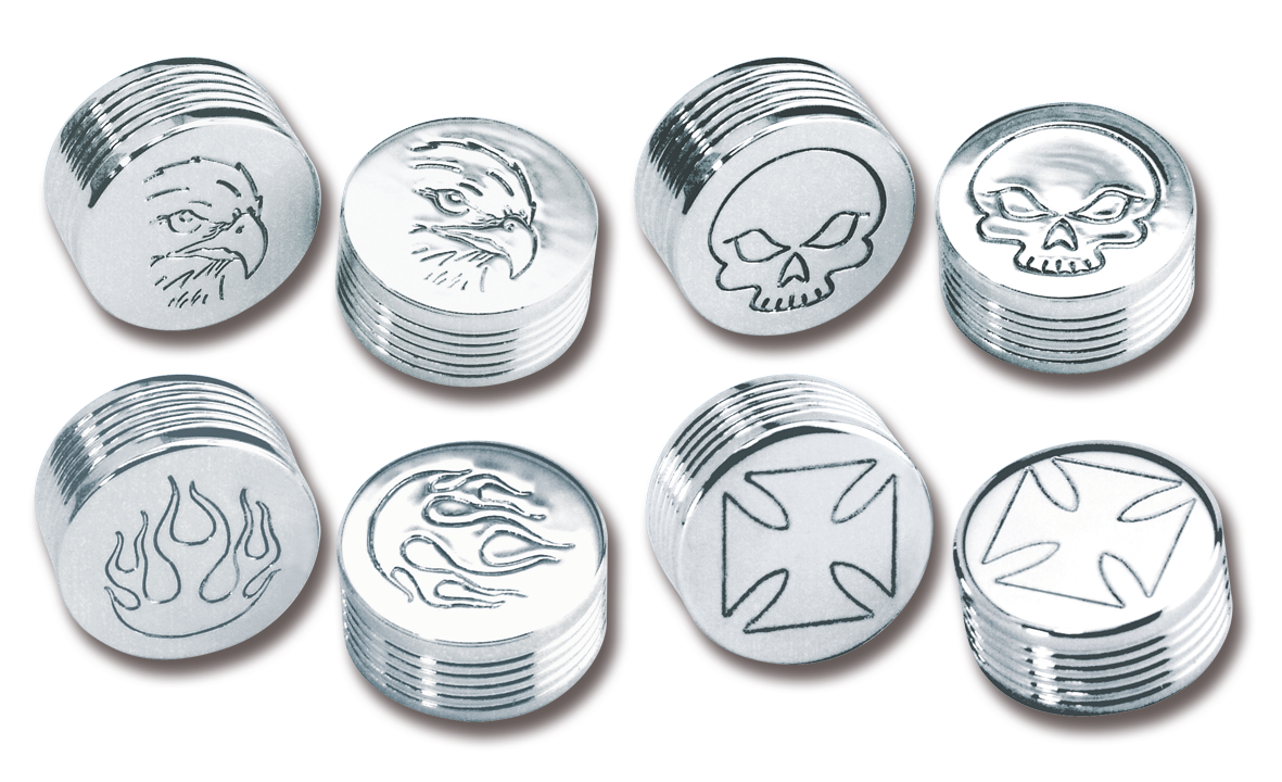 Hex Bolt cap 1/4" Eagle design