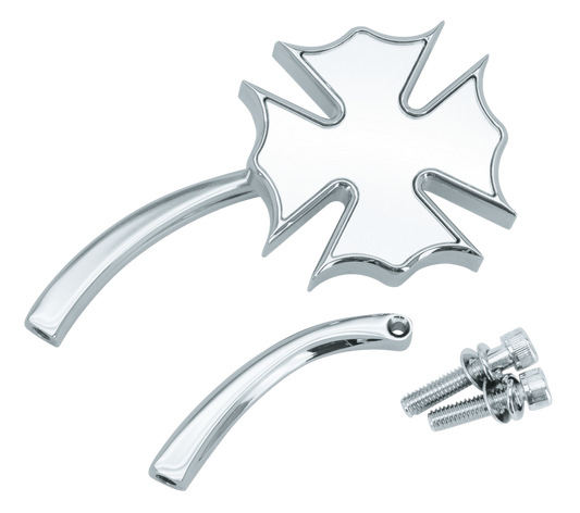 GZP Chrome Royal mirror w/curved stem