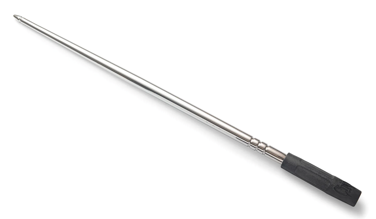 High Caliber Flexible 12" Antenna Chrome
