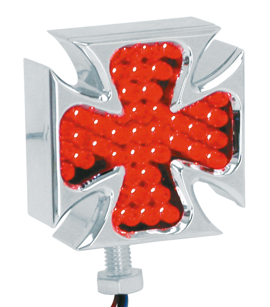 GZP Chrome Maltese marker lights red LED