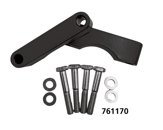 Blk Fender spacers FLH/T93-13 (incl bolt