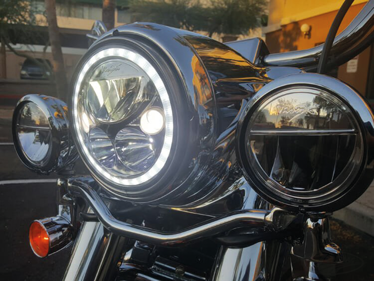 Vision X 4.5" round Chr halo passinglamp