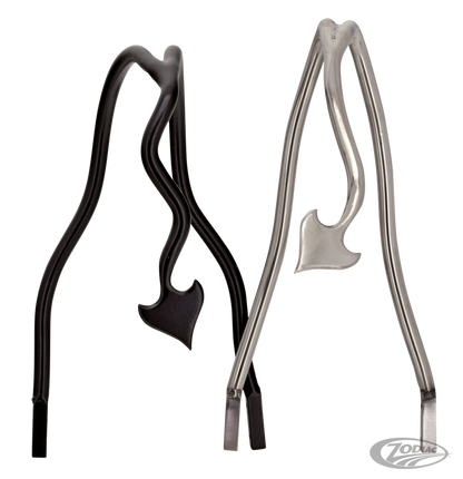 Sissy bar 14" devil tail Polished 7,5"