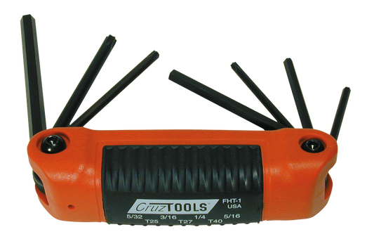 CruzTools Folding Hex/Torx key set