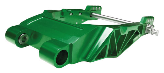 Vity's Billet Swingarm Green FLH/T14-Up