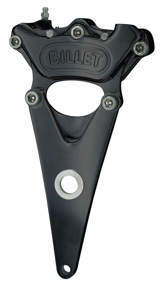 Billet 4 caliper+Y-bracket 11.5" Black
