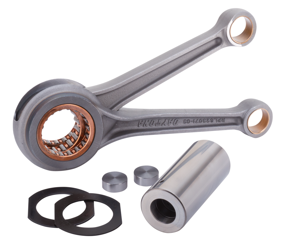 Conn. rod set TC07-17 w/bearings & pin