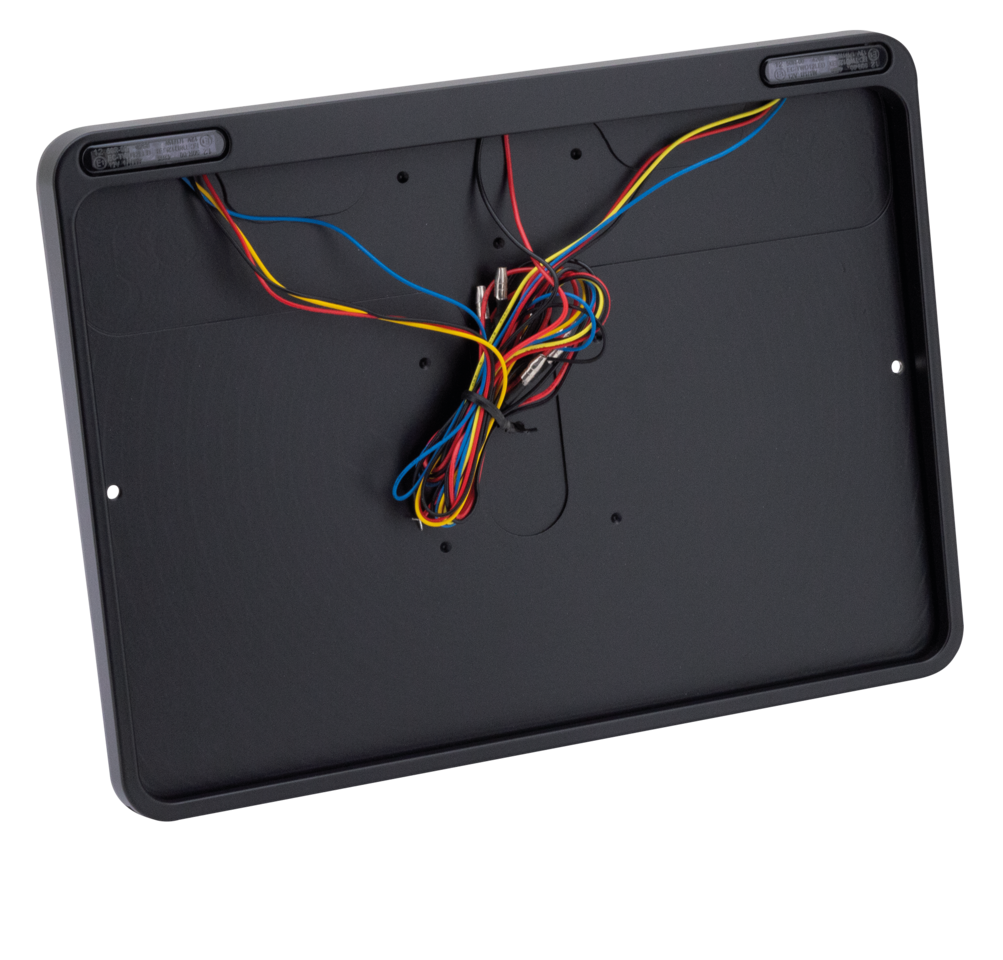 DMP 3-1 License Frame DK Matt Black