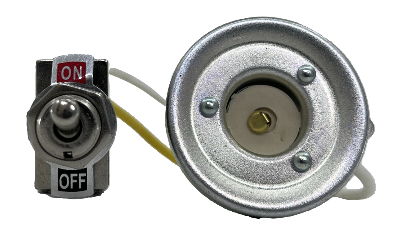 Socket fitting w/switch f/ 166012 rflctr