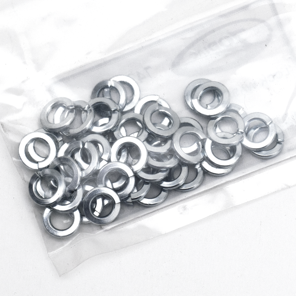 GZP 50pck lock washer 1/4" zinc