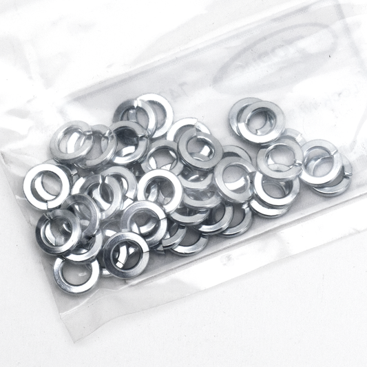 GZP 50pck lock washer 1/4" zinc