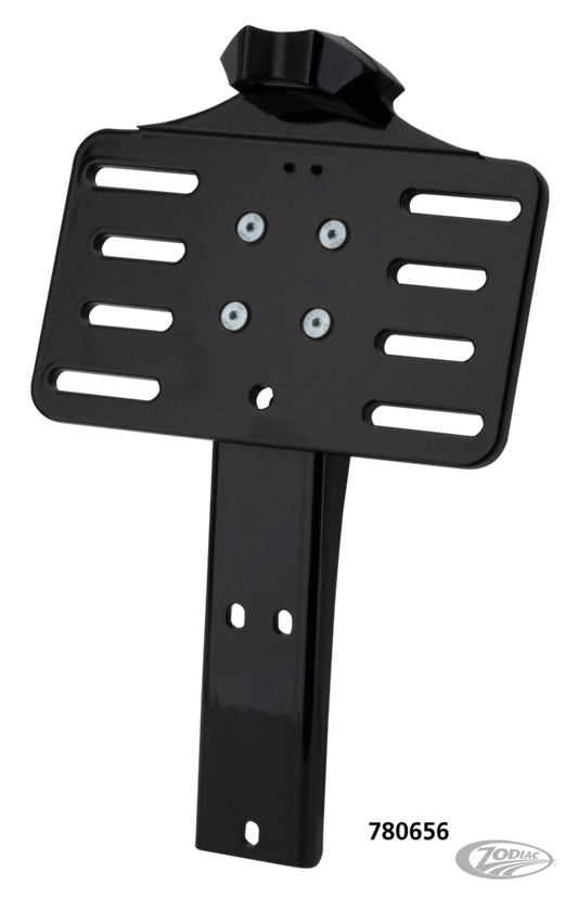 Blck cntr mount licenseplatekit XL04-UP