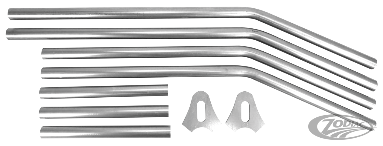 Hardtail Axle Plates Raw Steel , 25,4mm