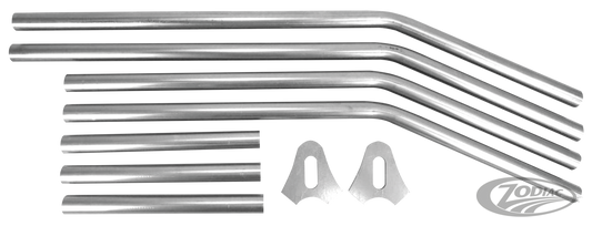 Hardtail Axle Plates Raw Steel , 25,4mm