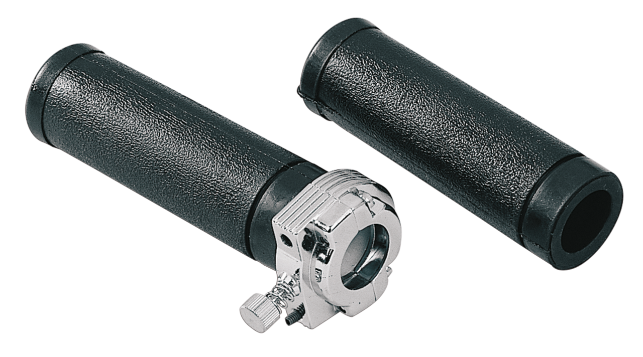 GZP Throttle assy w/o grips chrome