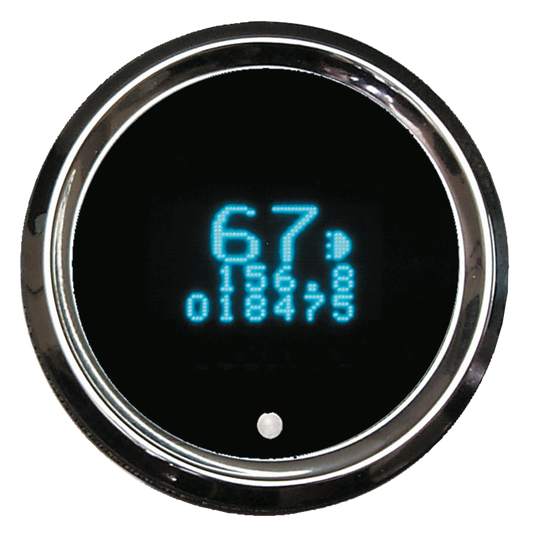 Dakota Round Mini Speed/Tach w/indicator