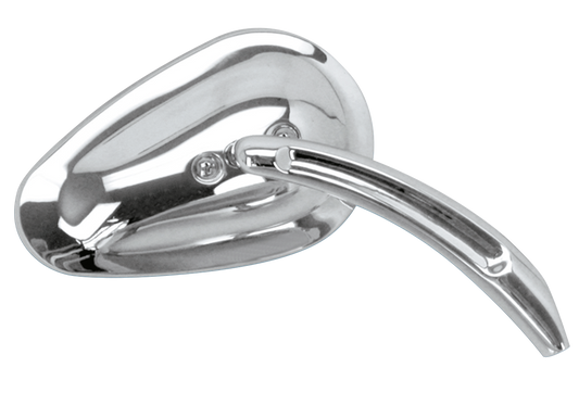 GZP Chrome Sweeping Teardrop mirror Righ