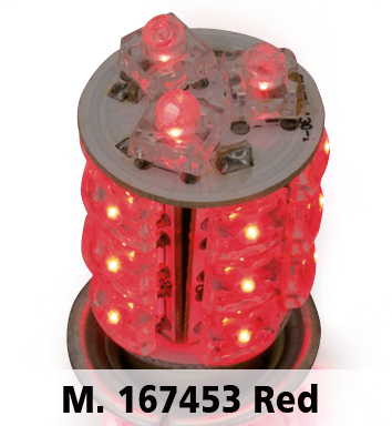 GZP DUAL 360 DEGREE 18 X LED BULB RED BA