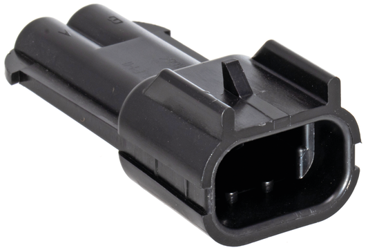 Delphi-Packard Weatherpack, 2-Wire Male