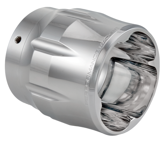 PM Exhaust tip Sweeper chrome SE 3.5"