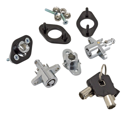 GZP Universal leather saddlebag lock kit