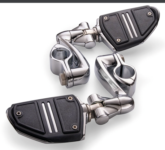 Twin Rail HW Pegs Ext. Chr Male Mounts