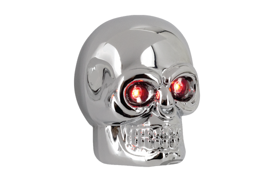 GZP Cobalt large chrome skulls red LEDs