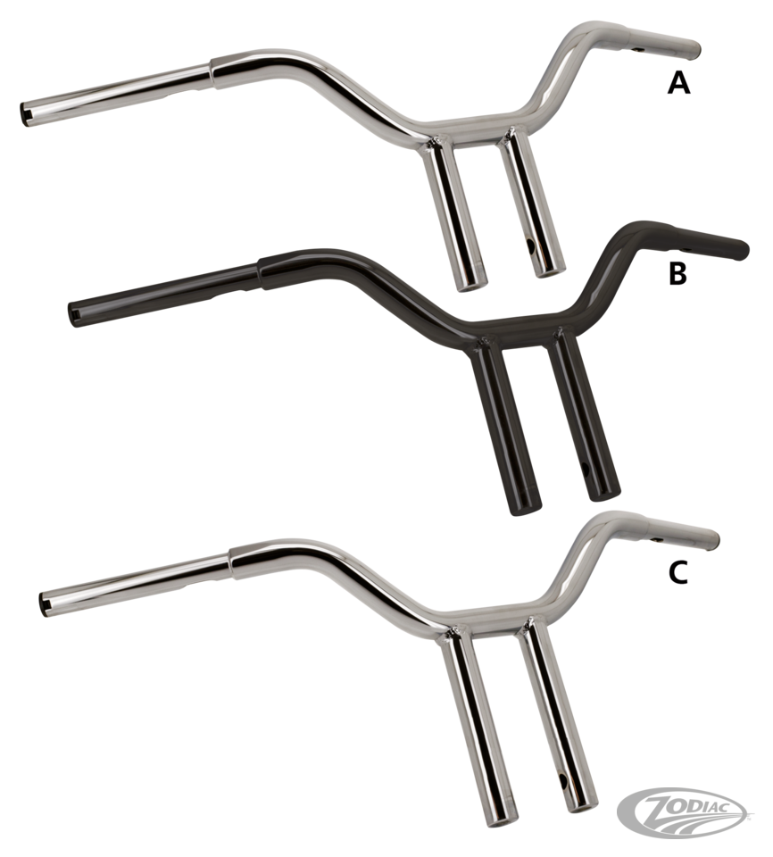 GZP Blk 14.5" rise Clubstyle Chubbybar T