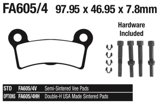 EBC-V Trike 09-13 rear brake pads