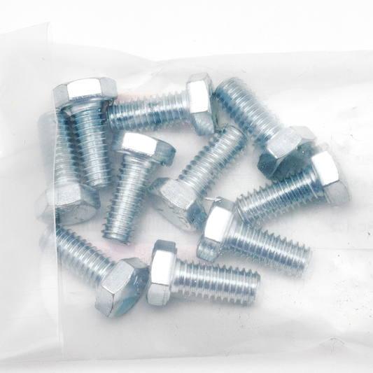 10pck hex bolt 5/16-18x3/4" UNC zinc
