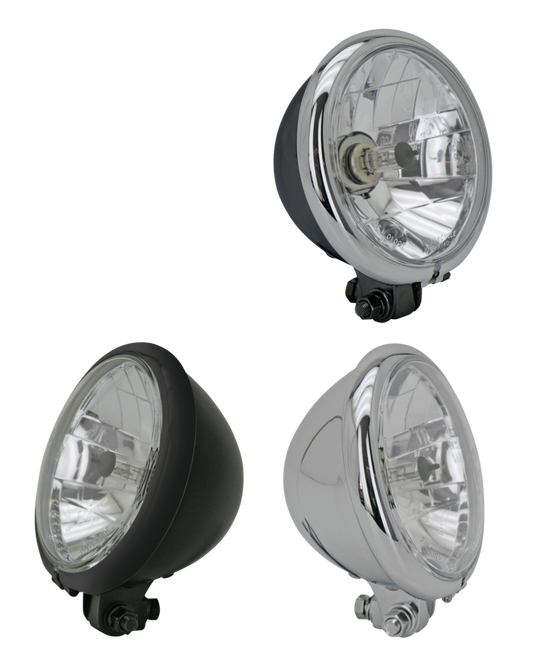 GZP Classic 5.75" headlight black w/chro