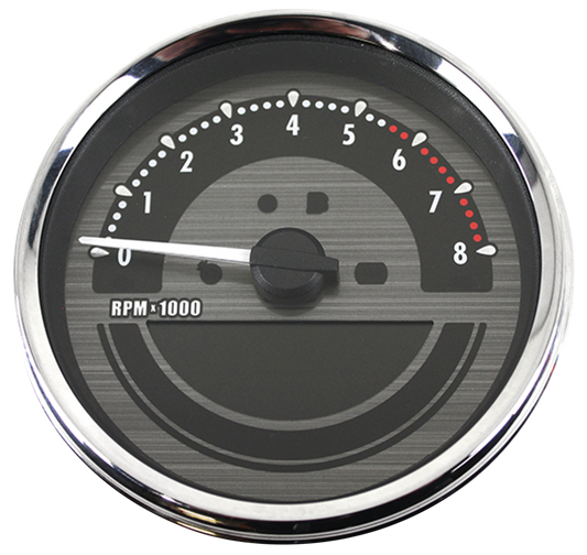 5" Speedo/Tachometer Black KMH/MPH