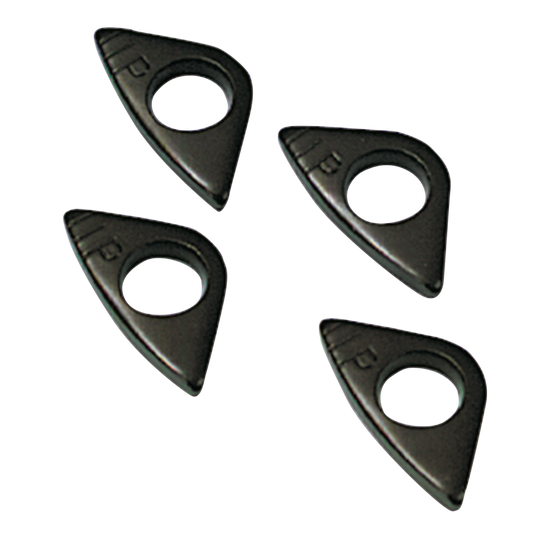 Cyl.base stud spacers BT78-84 black 8pck