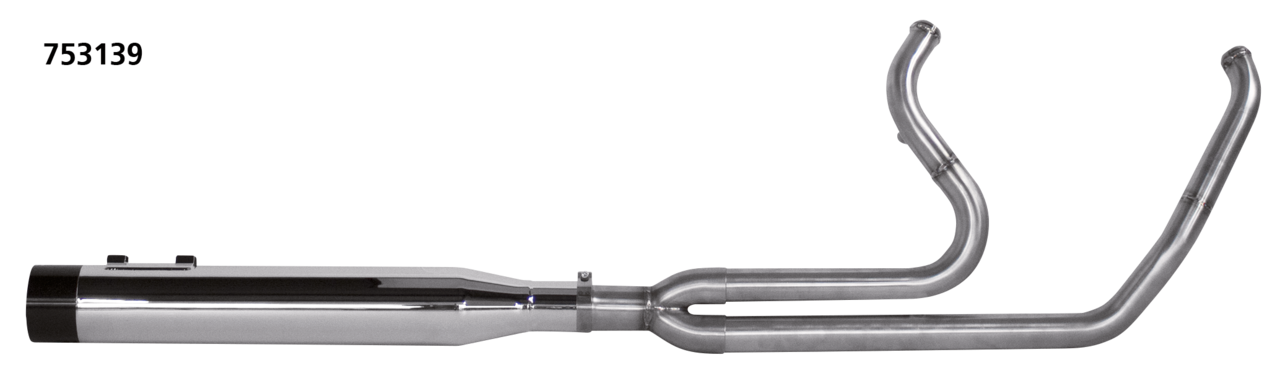 2Bros FLH/T17-up Chr w/ Polish Alu End C