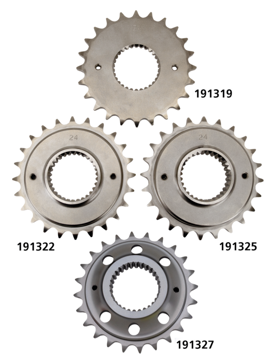 GZP 24T chain sprckt 1/2"OffS 6-Sp 06-UP