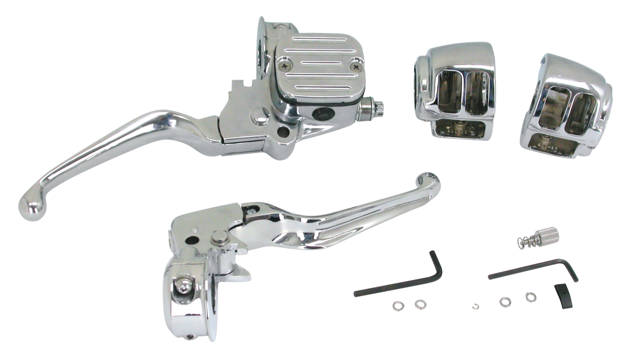 GZP Chr.Handlebar control kit 9/16" chop