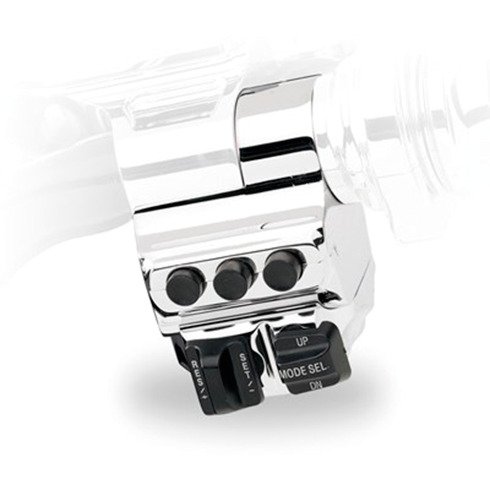 PM Chrome 5 button housing brakeside