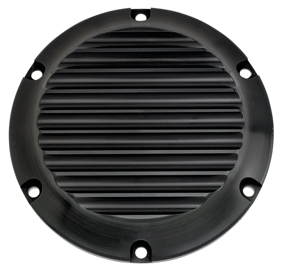 JM Derby Cover Finned Blk XL04-22